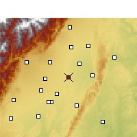 Nearby Forecast Locations - Xindu - Carta