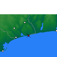 Nearby Forecast Locations - Aného - Carta