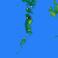 Nearby Forecast Locations - Hebrides S - Carta