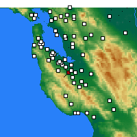 Nearby Forecast Locations - Los Altos - Carta