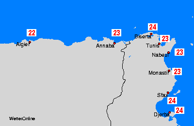 Algeria, Tunisia: mer, 12.06.